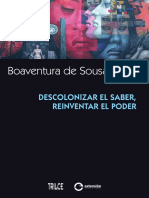 Desconolonizar El Saber Reinventar El Poder Boaventura de Sousa Santos