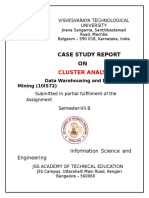 CLUSTER ANALYSIS REPORT
