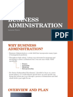 business administration term 1 final presentation