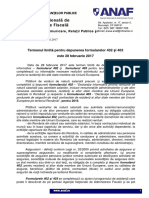 Anunt Depunere Declaratii 402 Si 403