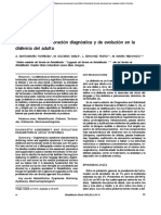 Parámetros de Valoración Diagnóstica y de Evolución en La Disfemia Del Adulto