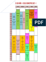 Horarios Del Semestre 2017-1 para Estudiantes Del Primer Año