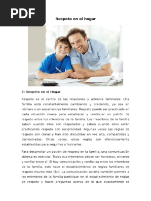 Respeto En El Hogar Institucion Comunicacion
