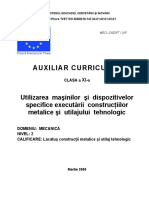 Utilizarea masinilor si dispozitivelor specifice executarii construct metal si utilajului tehnol.doc