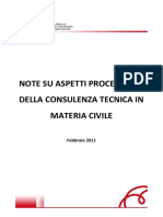 Documento CTU Note Aspetti Procedurali