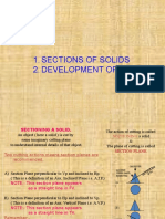 7. Sections & Developments of Solids