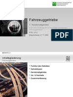 Fahrzeuggetriebe - Handschaltgetriebe