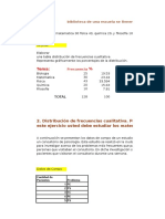 Tarea II Estadistica I