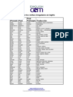 Verbos Irregulares en Ingles PDF