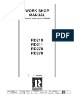 Motor RUGGERINI Work Shop Manual RD211