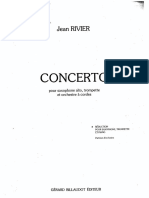 Jean Rivier Concerto Alto Saxophone avec Trompette