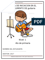 Método de Iniciacion en El Instrumento de 2017