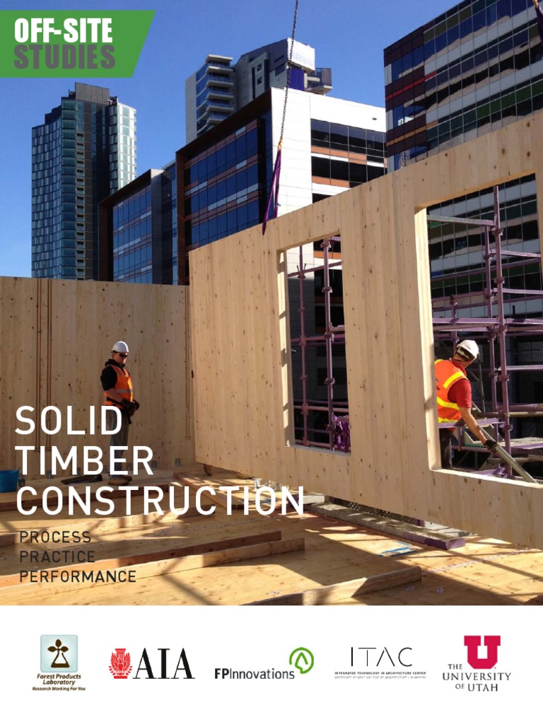 Solid Timber Construction Report August 2015 | PDF | Lumber ...