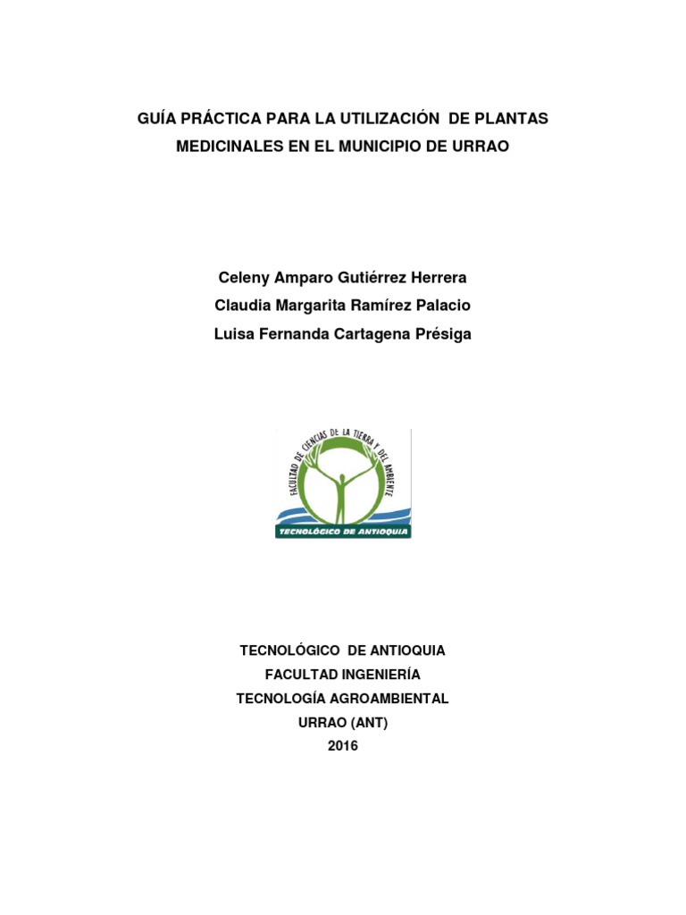 Proyecto Plantas Medicinales Claudia