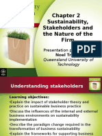 Sustainability, Stakeholders and The Nature of The Firm: Presentation Prepared by