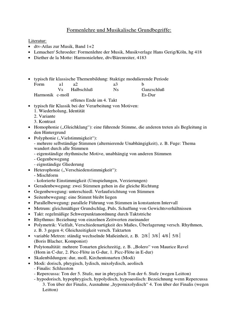 Musikalische Grundbegriffe PDF PDF