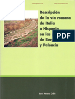 Descripcion de La Via Romana de Italia A Hispania en Las Provincias de Burgos y Palencia