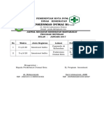 Jadwal Kegiatan Imunisasi 2016