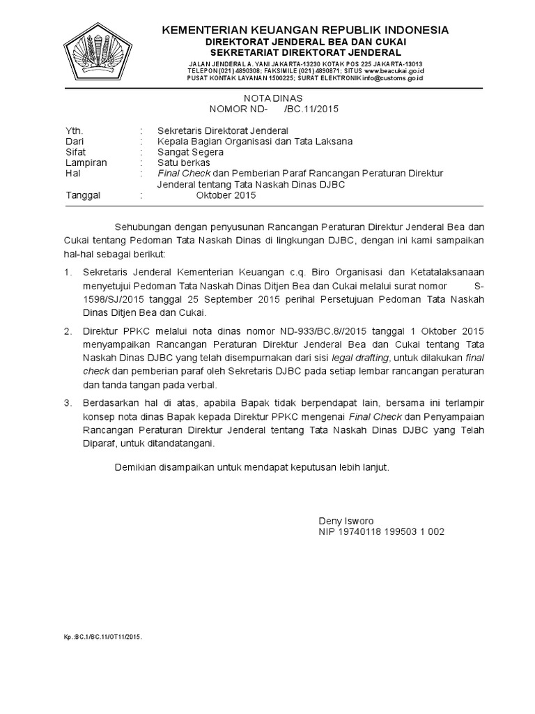 1. Contoh Format Nota Dinas.doc