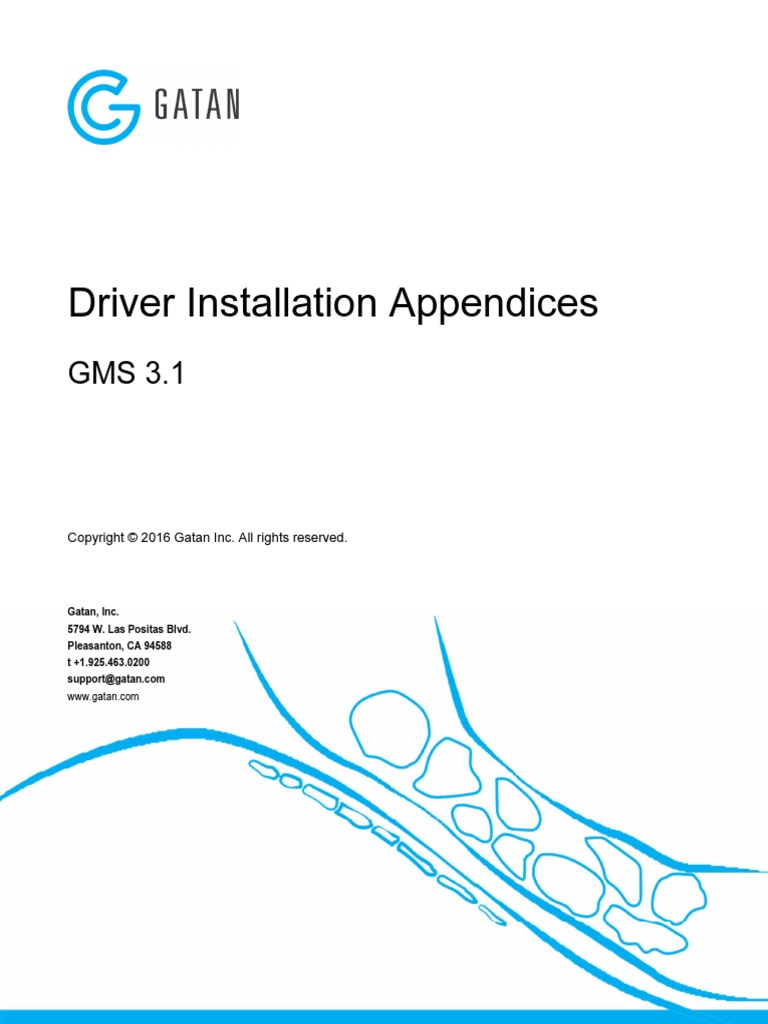 Gms Driver Installation Appendices Pdf Device Driver Operating