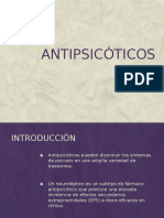 Antipsicóticos: Clasificación, Mecanismos y Efectos