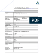 Request Form - Emission Sampling