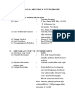 Lembar Analisa Kerugian & Potensi Proyek