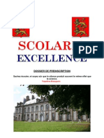 Dossier de Pre Inscription Scolaria Excellence