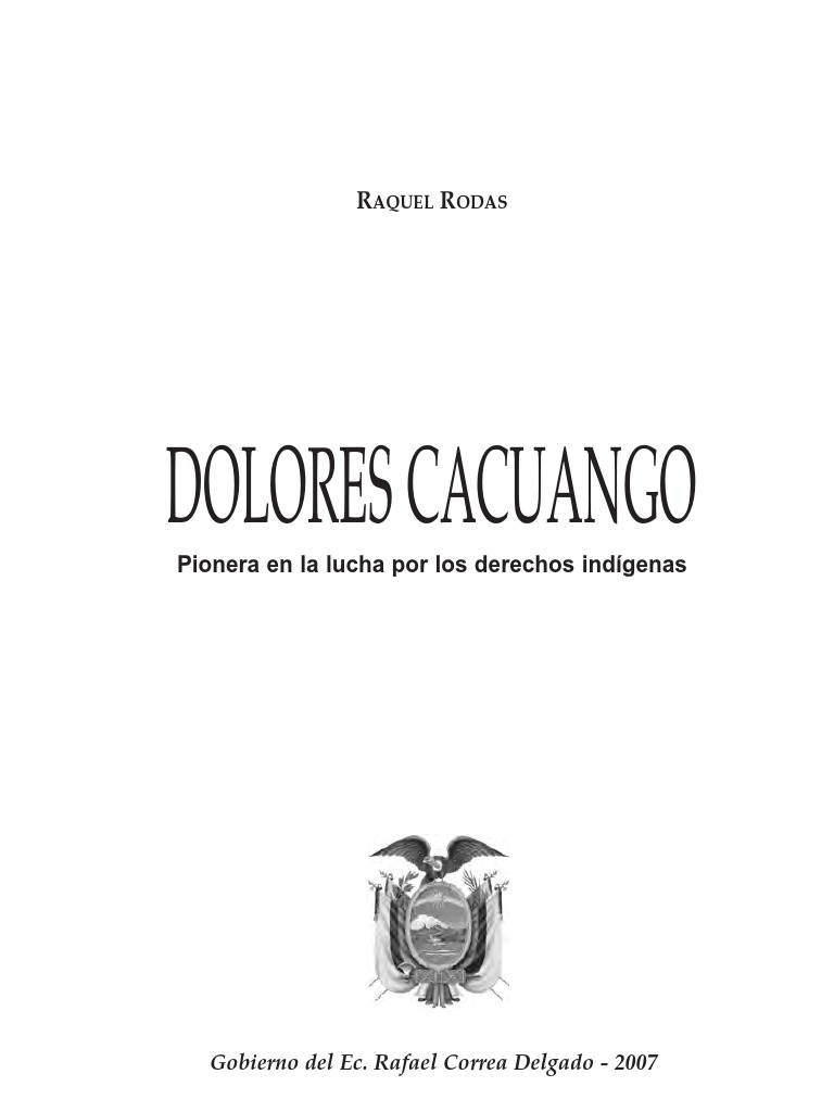 Dolores Cacuango2 Ecuador Esclavitud