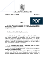 Descarca Propunerea de Promulgare A Legii de Modificare Și Completare A Legii Eficientei Energetice