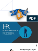 Human Resource Development IN Public Sector