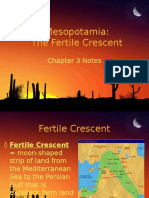 Mesopotamia: The Fertile Crescent: Chapter 3 Notes