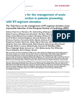 ESC Guidelines For The Management of Acute Myocardial Infarction in Patients Presenting With ST-segment Elevation