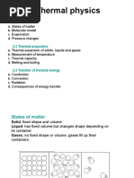 Properties of Matter Notes | PDF | Liquids | Matter