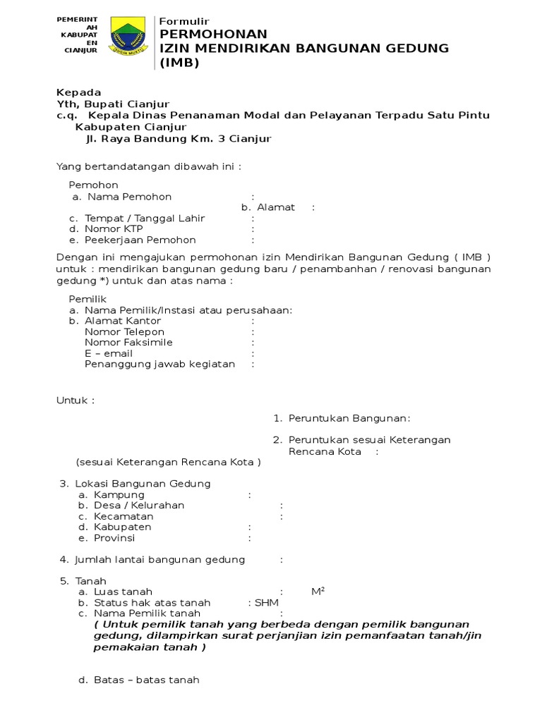 IMB Form | PDF