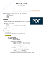 Lucrare Practica 26 - Medicatia SNC 1