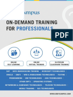 On-Demand Training FOR: Professionals