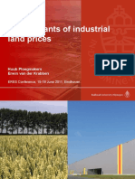 Determinants of Industrial Land Prices: Huub Ploegmakers Erwin Van Der Krabben
