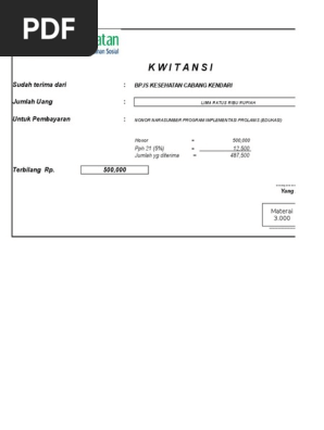 Kwitansi Narasumber Edukasi