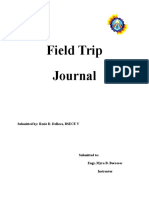 Field Trip Journal