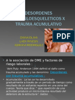 Desordenes Musculoesqueleticos y Trauma Acumulativo