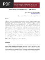 artigo GRAMÁTICA E O ENSINO DA LÍNGUA PORTUGUESA.pdf