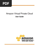 Amazon Virtual Private Cloud - User Guide
