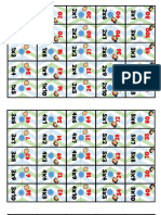 Lindo Domino para Reforzar las Tablas de Multiplicar