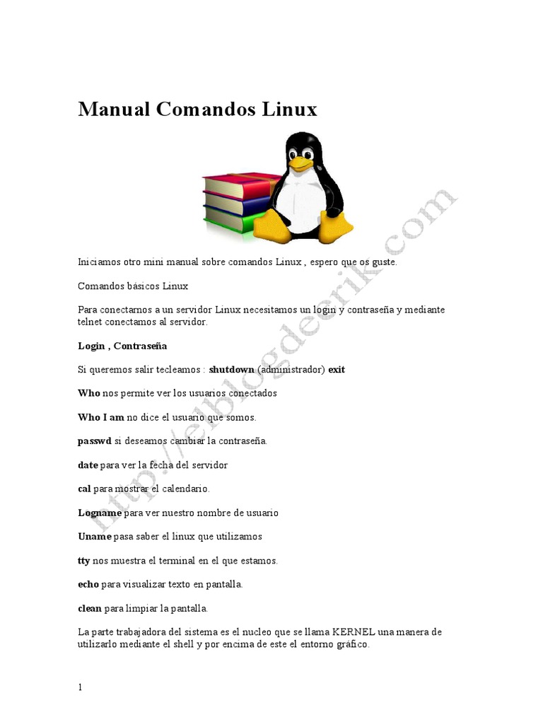Manual comandos linux pdf