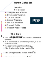 Vector Calculus