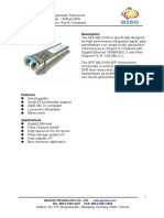 Gevista - SFP Ge Zx80 (1550nm SMF 80km)