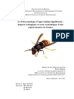 Le Frelon Asiatique (Vespa Velutina Nigrithorax) : Impacts Écologiques Et Socio-Économiques D'une Espèce Invasive en France