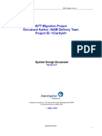 AITT-IAM SDD Siteminder+FedMgr v1.0 - Updating