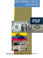 ECUADOR Modelo Neoliberal